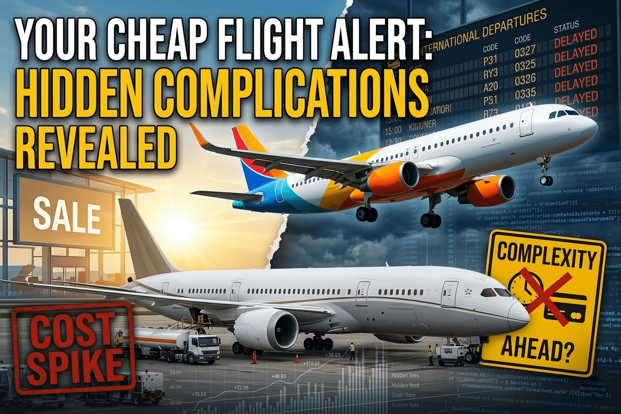 Your Cheap Flight Might Be About to Get a Whole Lot More Complicated