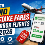 How to find mistake fares in 2026