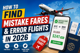 How to find mistake fares in 2026