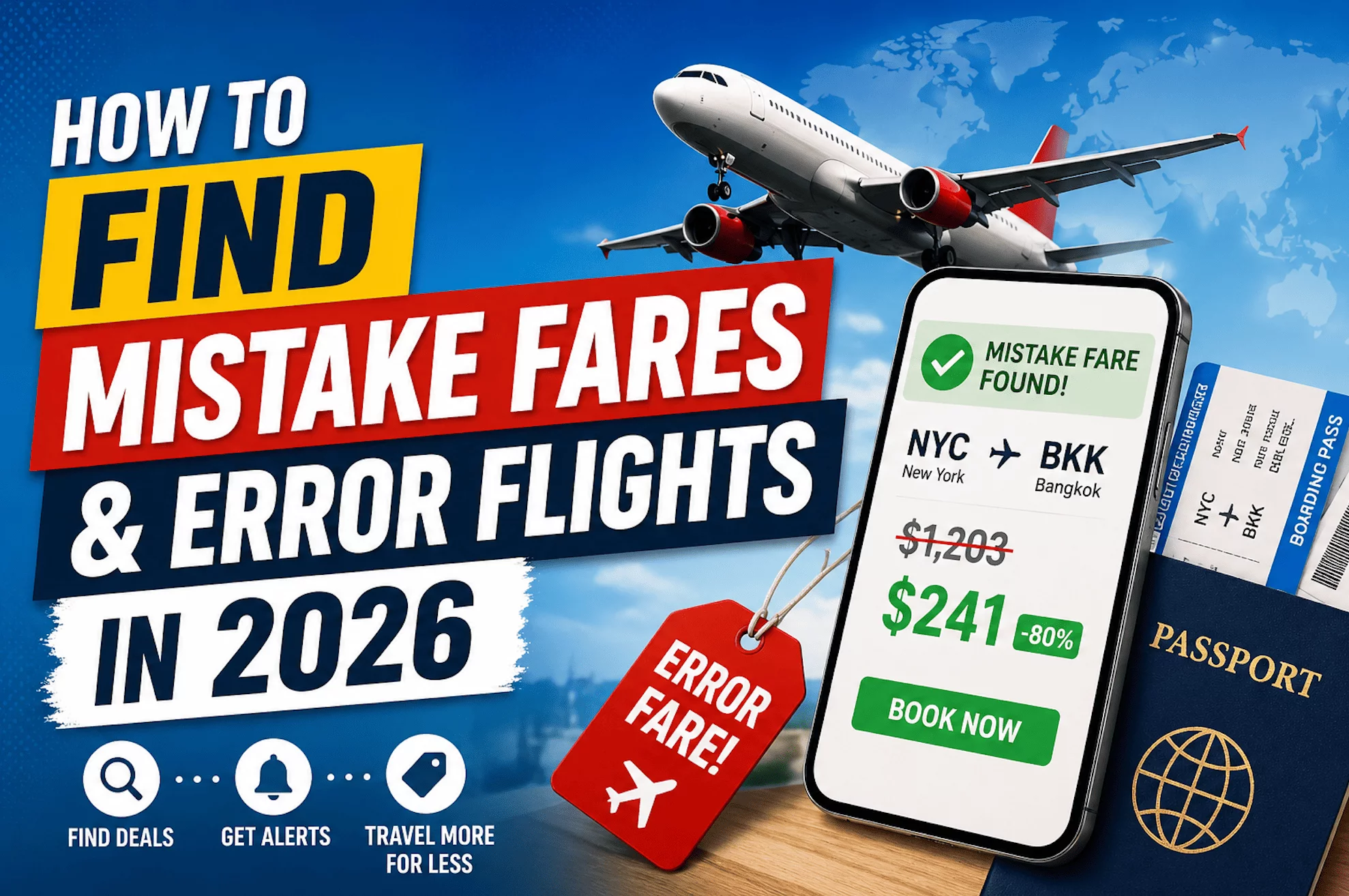 How to find mistake fares in 2026
