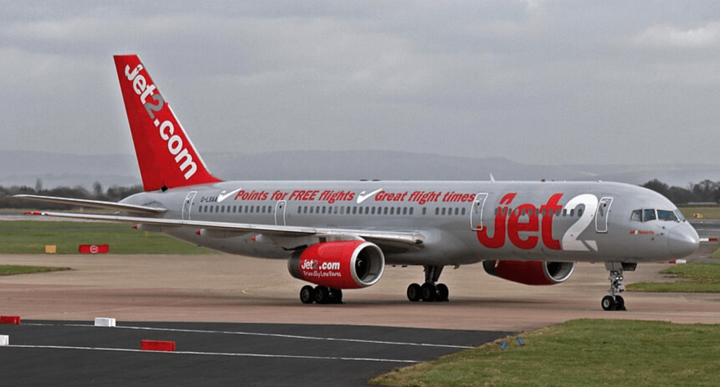 Jet2 emergency landing English Channel